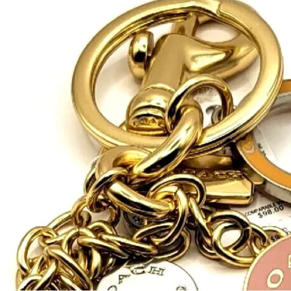 Coach Circles Cluster Bag Charm - Picture 5 of 7